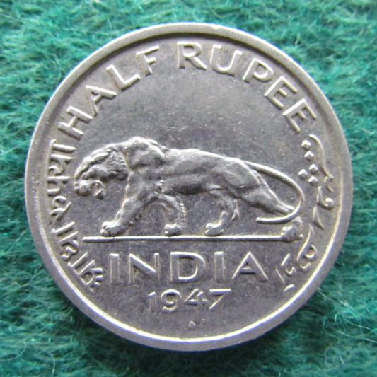 India 1947 Half Rupee Coin
