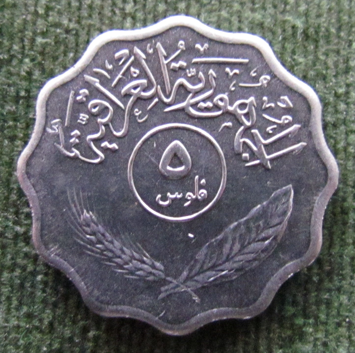 Iraq 1975 5 Fils Coin AH 1395 - Circulated