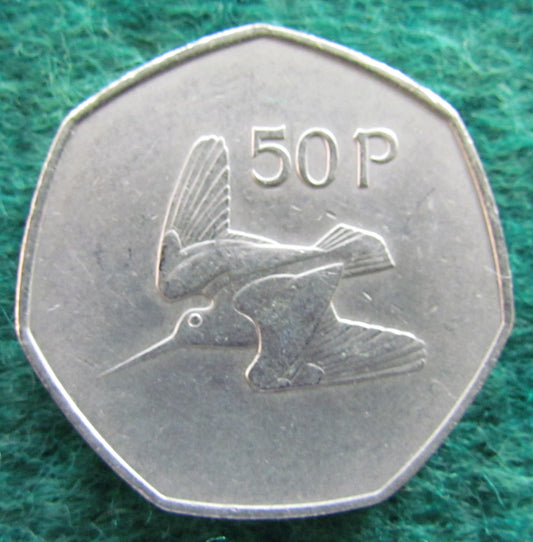 Ireland Eire 1971 50 Pence Coin