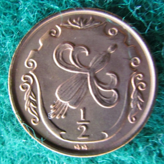 Isle Of Man 1984 1/2 Penny Coin Uncirculated