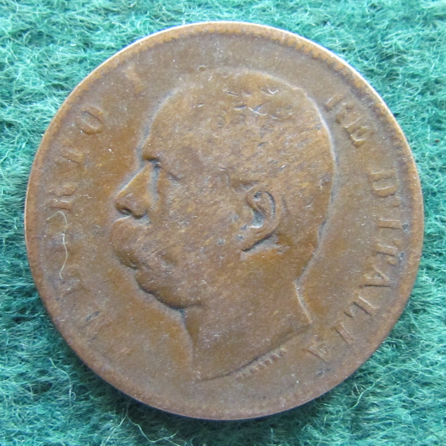 Italy 1893 R 10 Centesimi Coin - Umberto I