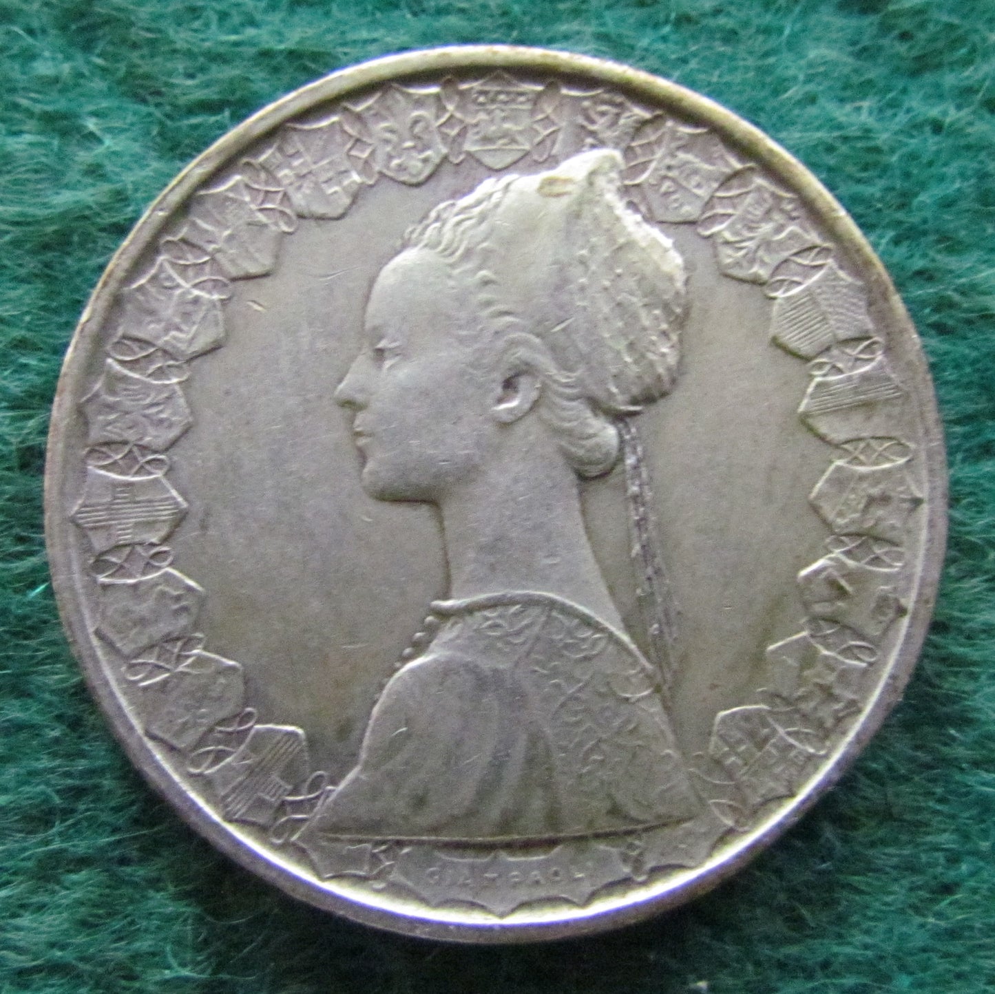 Italy 1958 500 Lira Coin