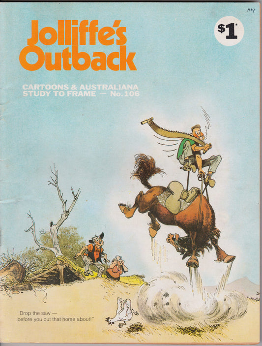 Jolliffe's Outback Cartoons And Australiana Study To Frame - Number 106