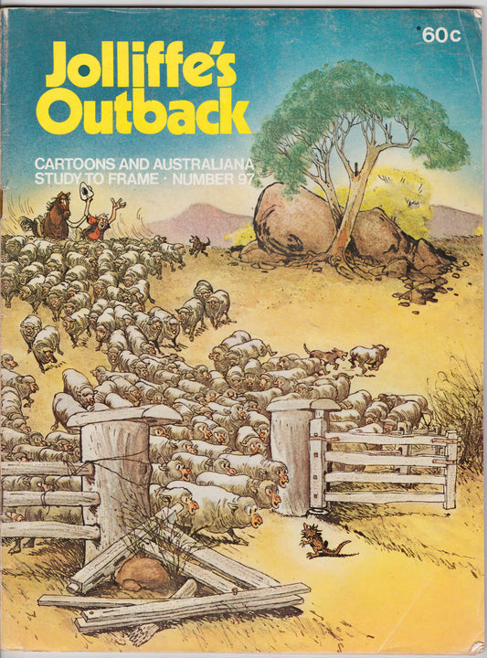 Jolliffe's Outback Cartoons And Australiana Study To Frame - Number 97