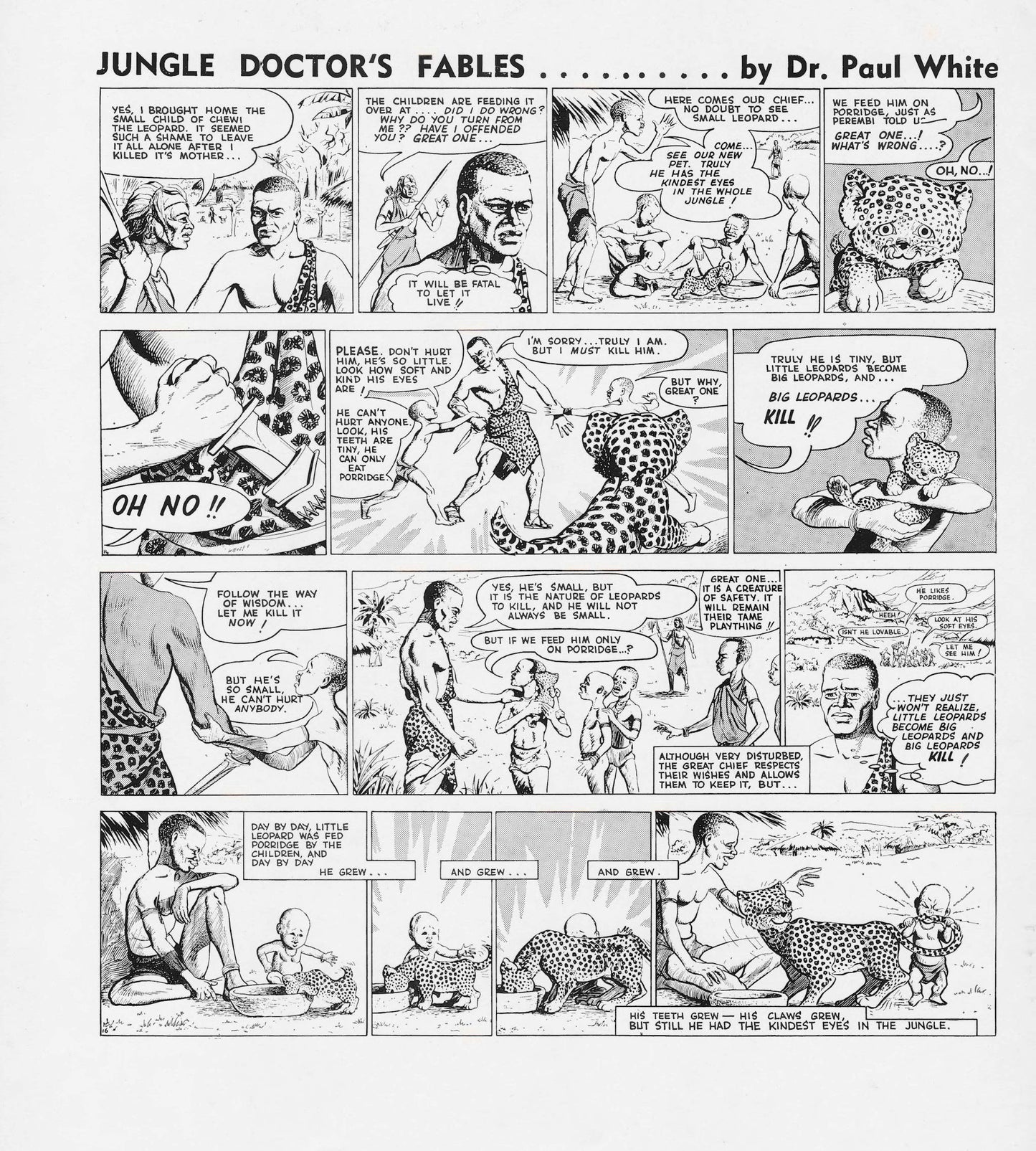 Harry Rogers Jungle Doctors Fables - Artists Proof #5