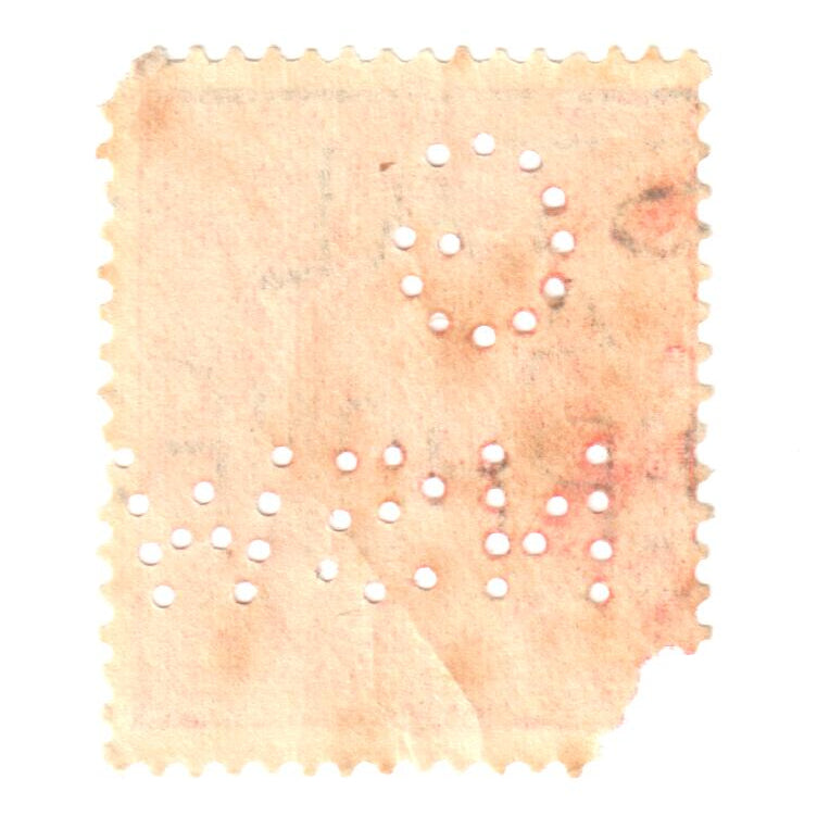 Australian 2 Penny Red King George V Stamp - Perforated G NSW