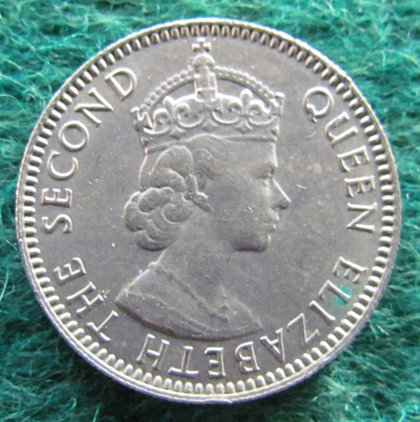 Mauritius 1970 Quarter 1/4 Rupee Coin - Circulated