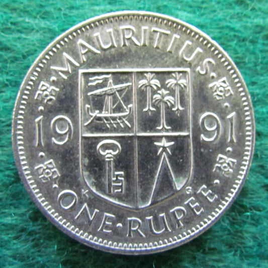 Mauritius 1991 1 Rupee Coin - Circulated