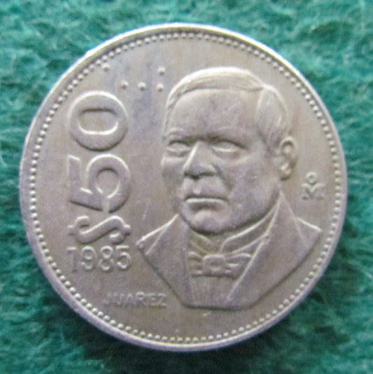 Mexican Mexico 1985 50 Pesos $50 Coin - Circulated