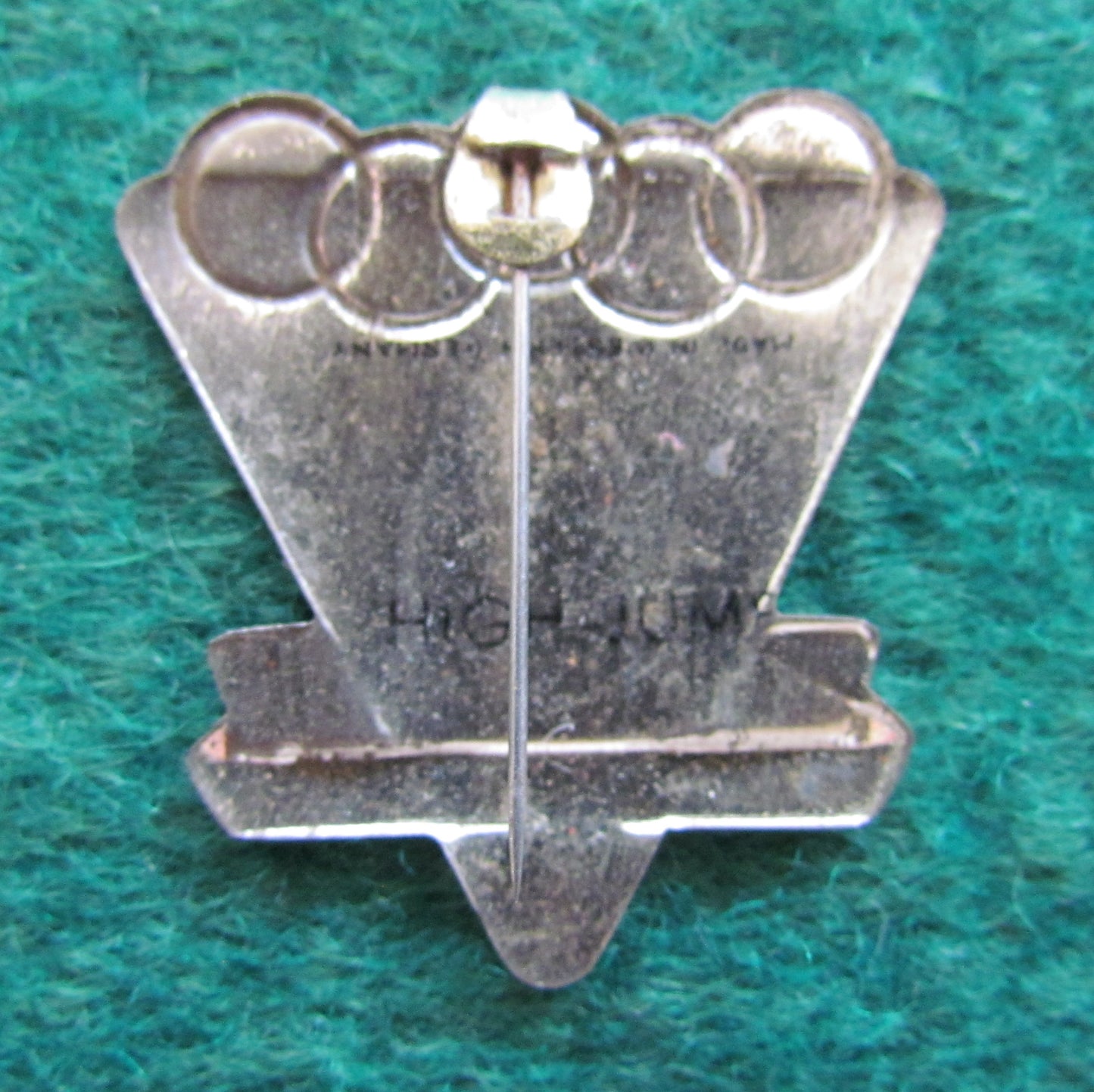 Australian Melbourne 1956 Olympic Games High Jump Tin Badge