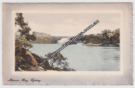 Postcard Mosman Bay Sydney Australia c1910