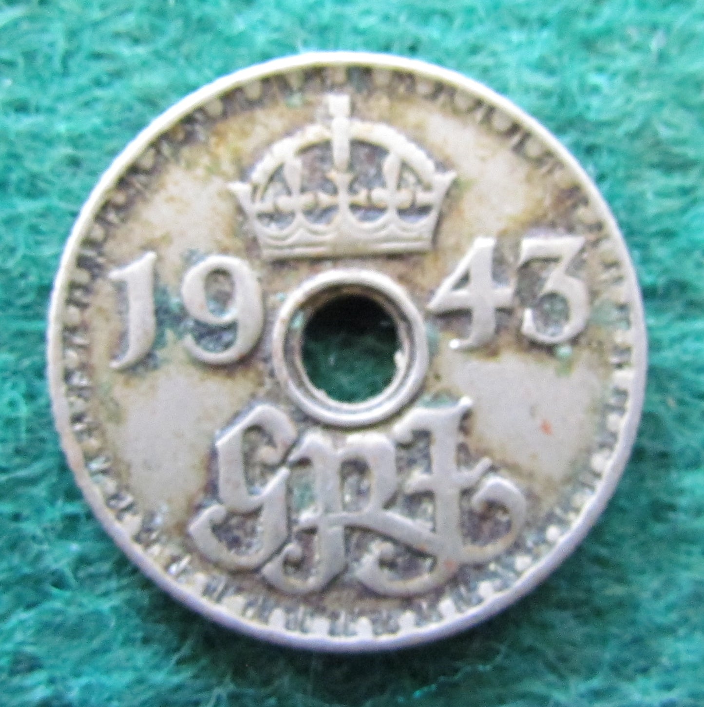 New Guinea 1943 Six Pence Coin