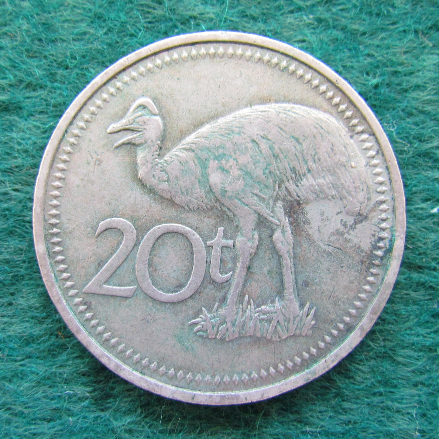 New Guinea 1975 20 Toea Coin - Circulated