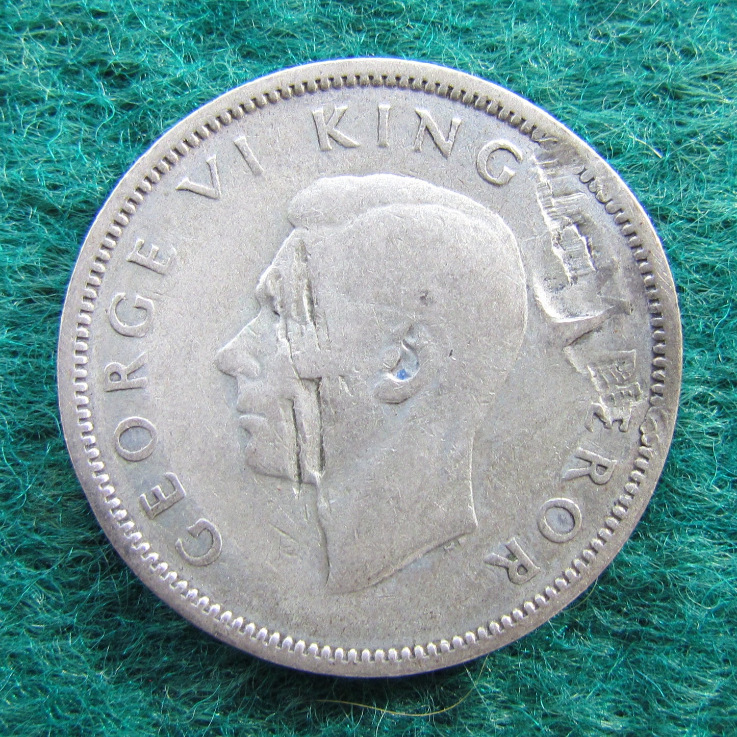 New Zealand 1940 Shilling King George VI Coin