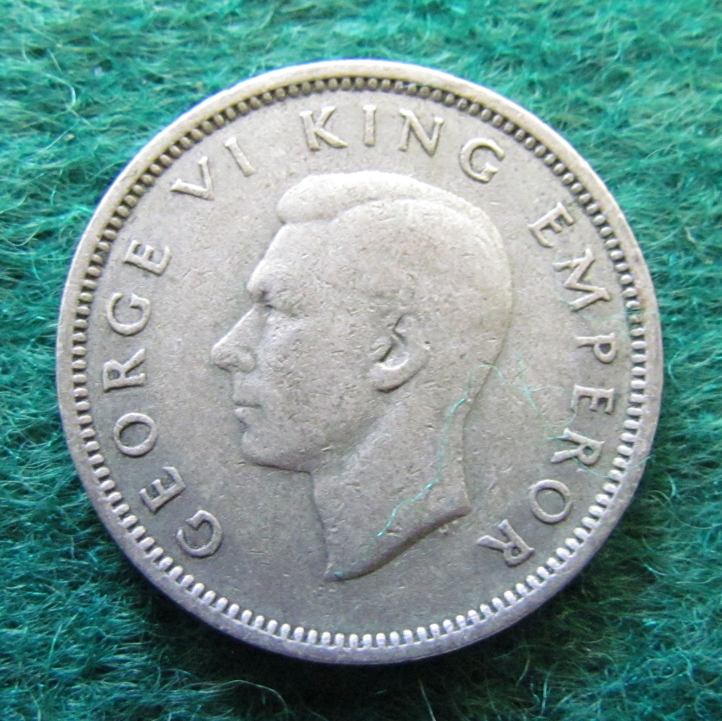 New Zealand 1945 Sixpence King George VI Coin