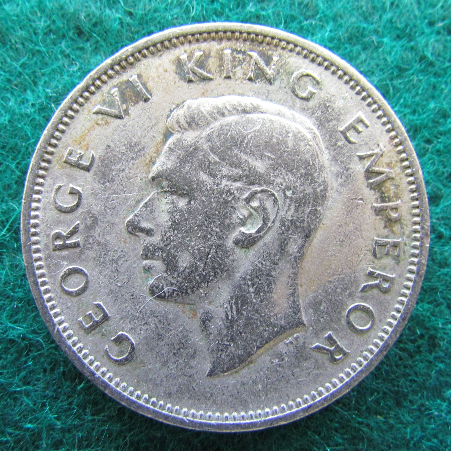 New Zealand 1947 Florin King George VI Coin