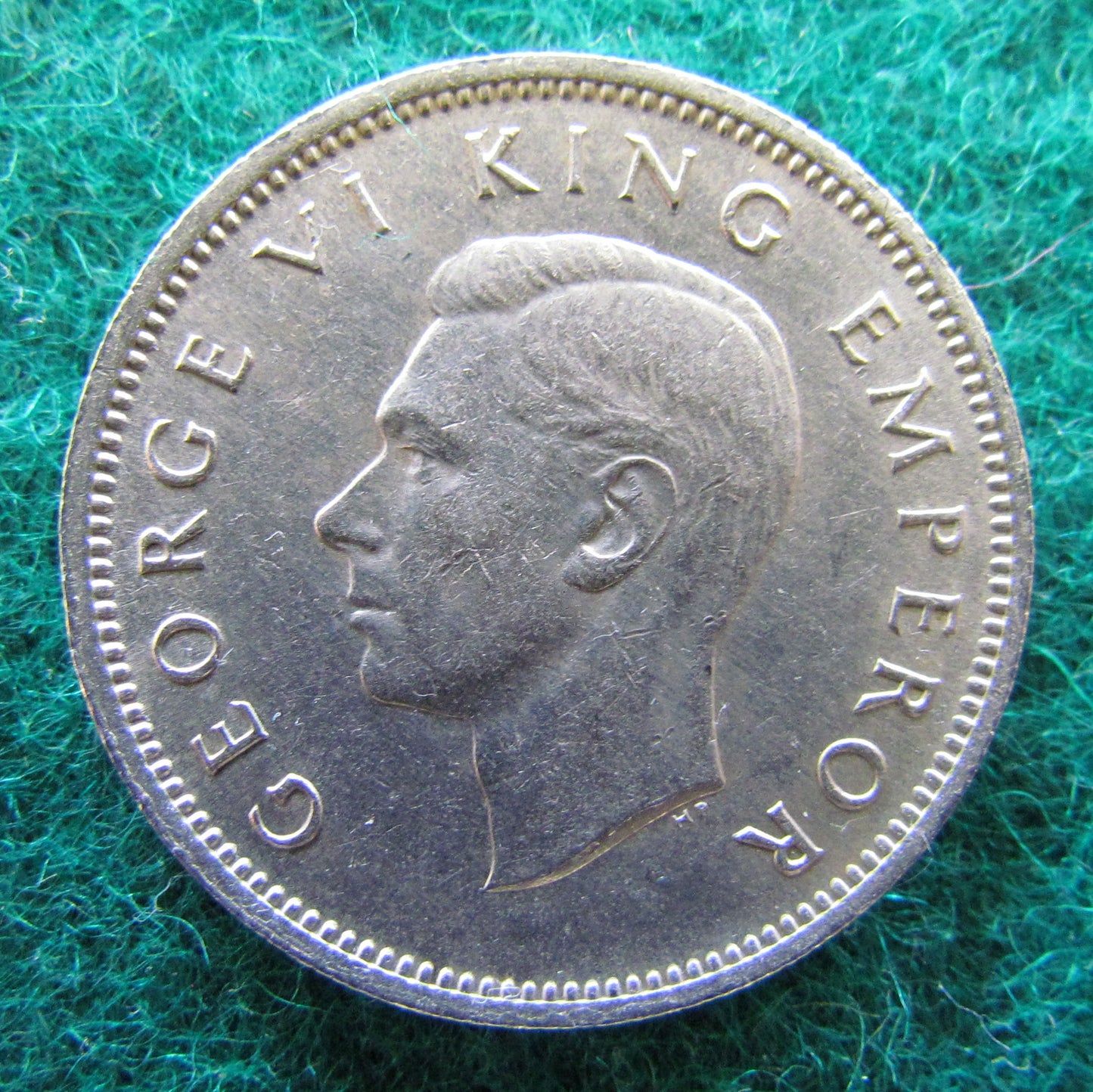 New Zealand 1947 Shilling King George VI Coin