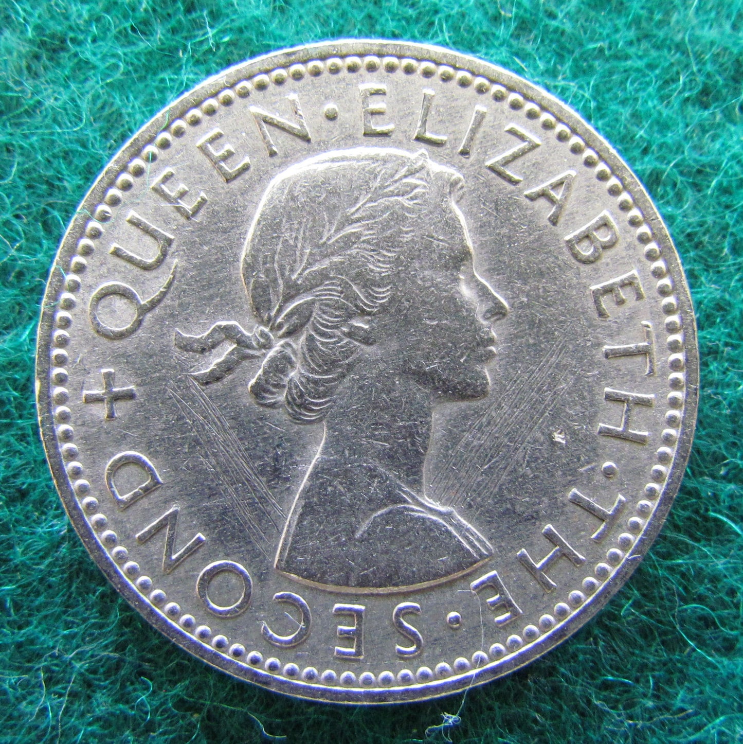 New Zealand 1958 Shilling Queen Elizabeth II Coin