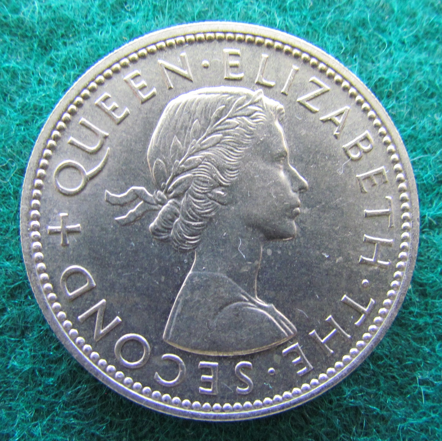 New Zealand 1961 Florin Queen Elizabeth II Coin
