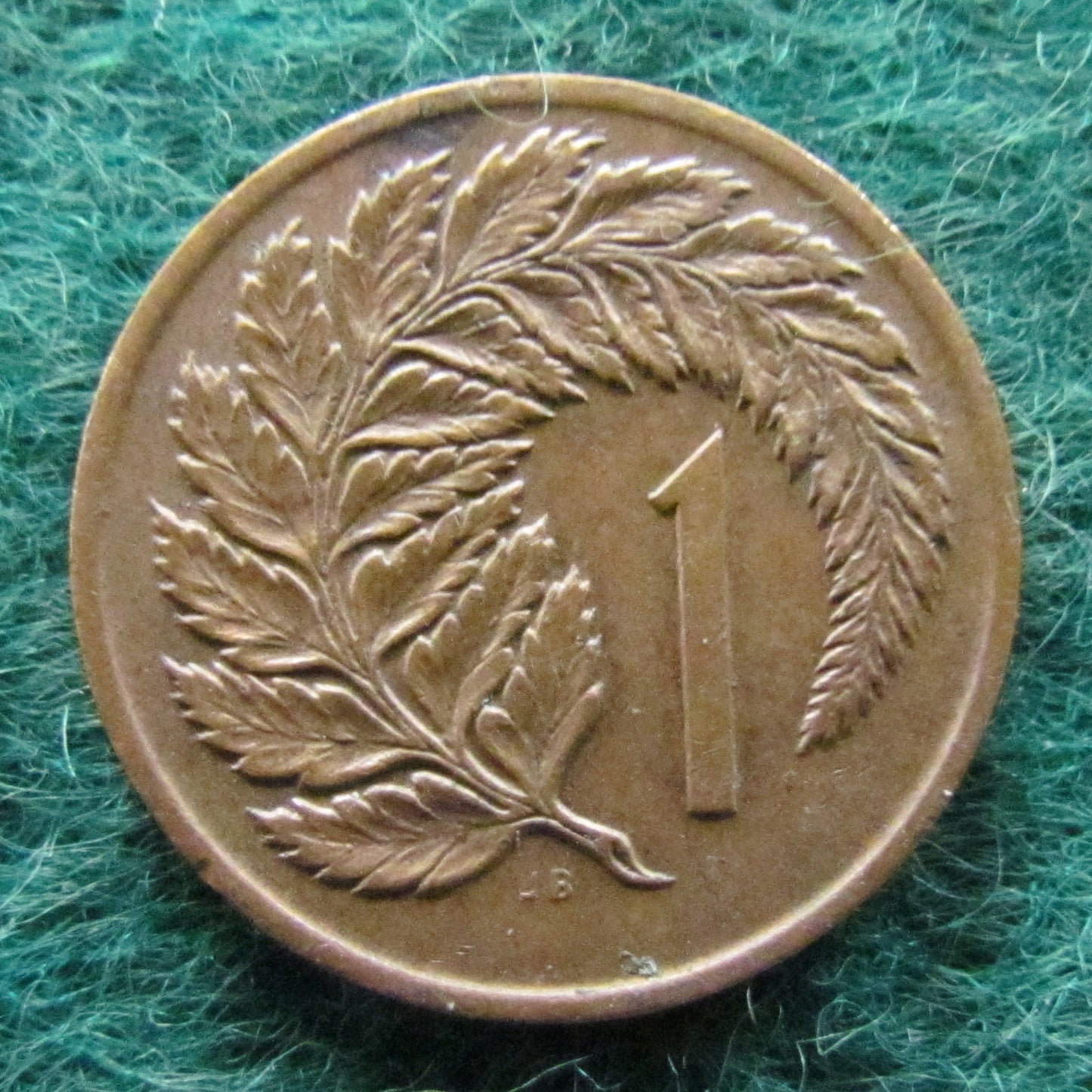 New Zealand 1967 1 Cent Queen Elizabeth II Coin