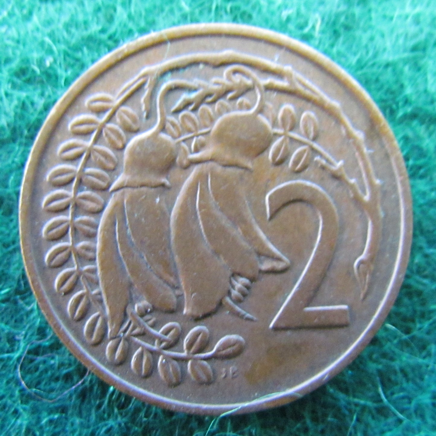 New Zealand 1967 2 Cent Queen Elizabeth II Coin