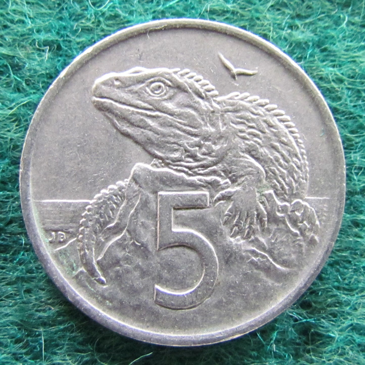 New Zealand 1970 5 Cent Queen Elizabeth II Coin