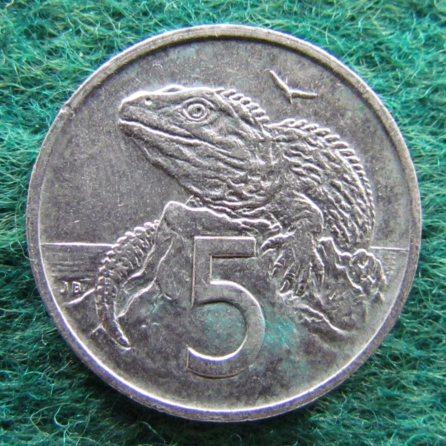 New Zealand 1978 5 Cent Queen Elizabeth II Coin