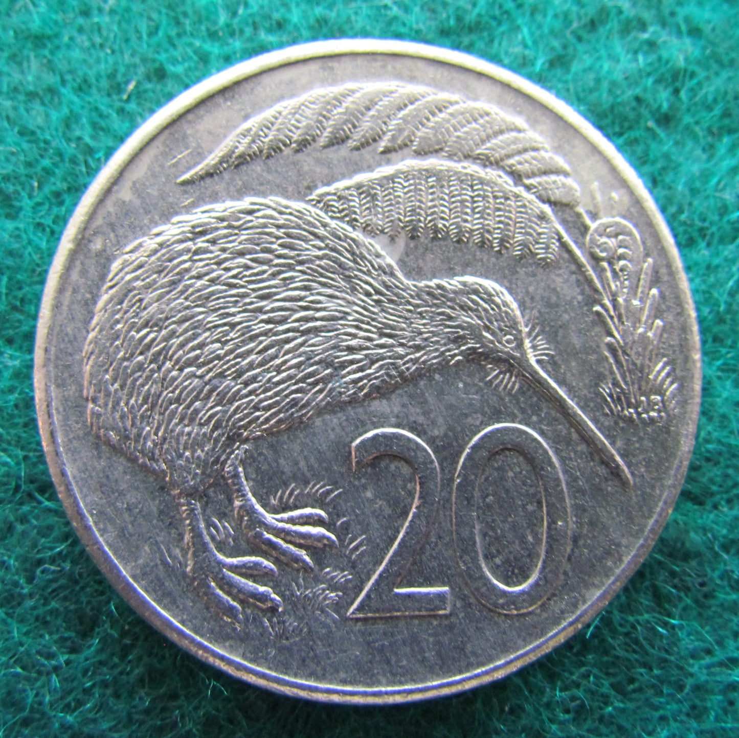 New Zealand 1980 20 Cent Queen Elizabeth Coin