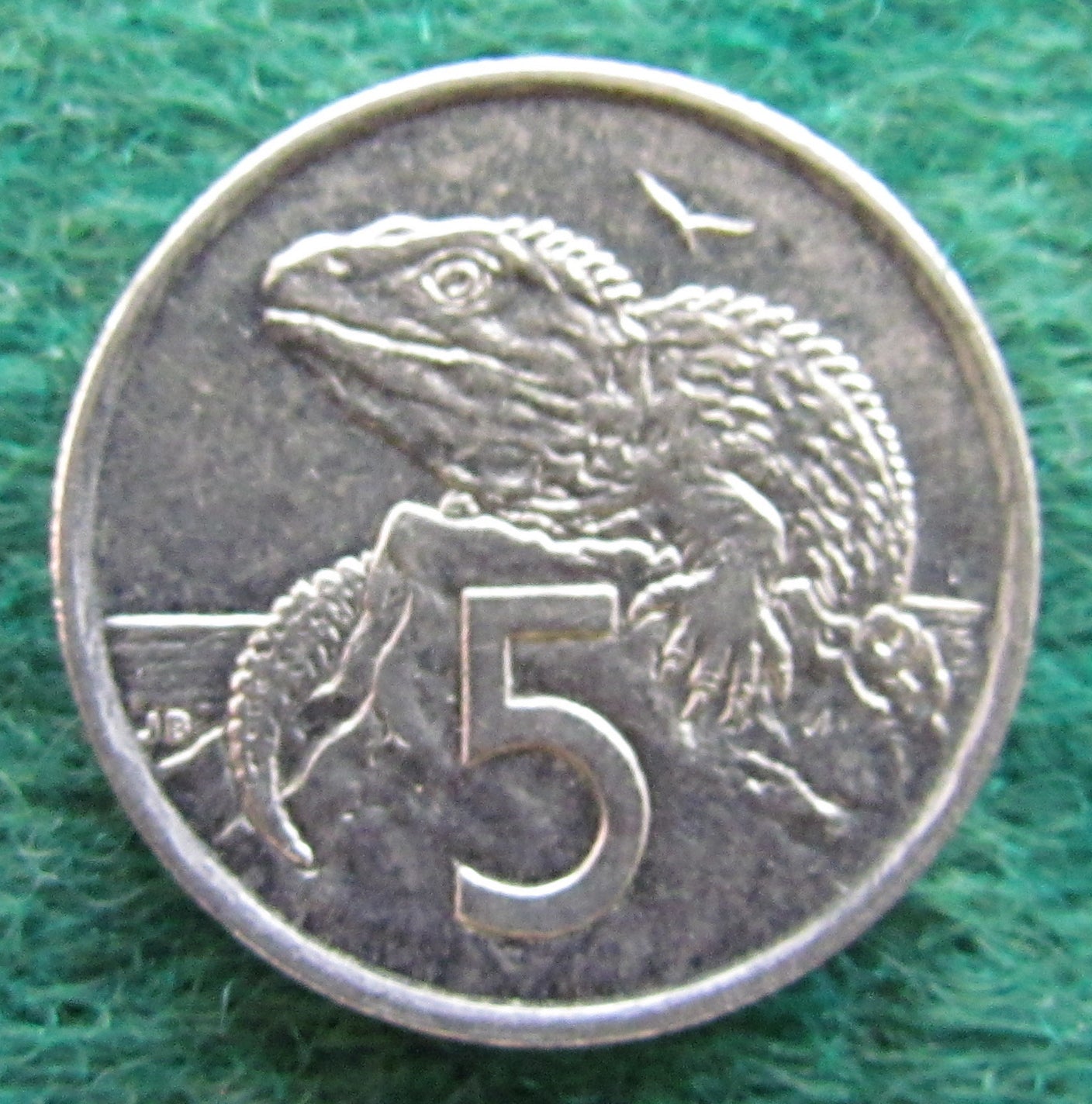 New Zealand 2001 5 Cent Queen Elizabeth II Coin