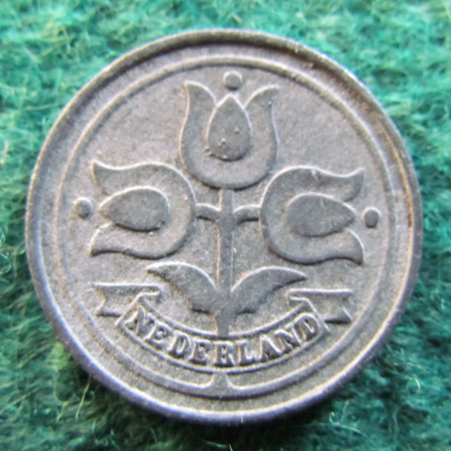 Netherlands 1942 10 Cent Coin - WWII Currency - Circulated