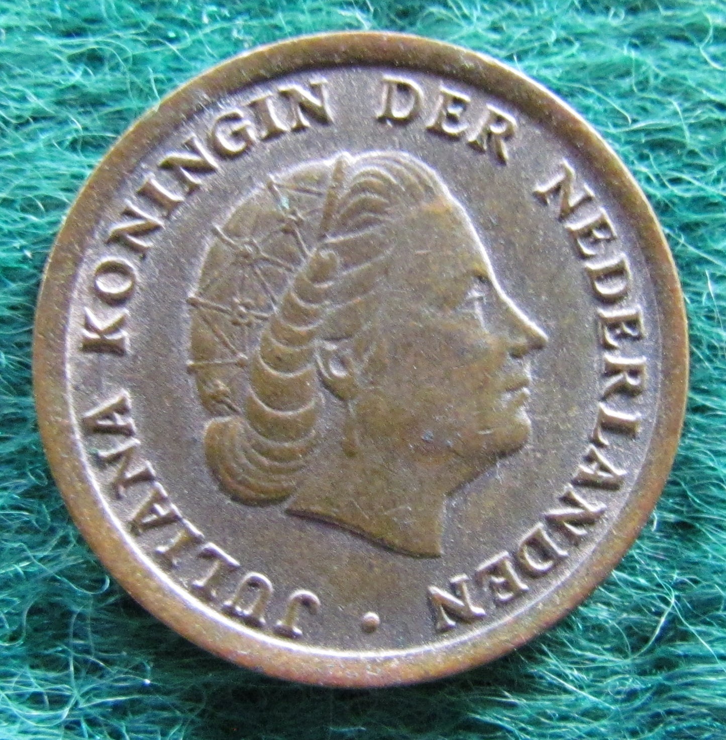 Netherlands 1967 1 Cent Juliana Coin - Circulated