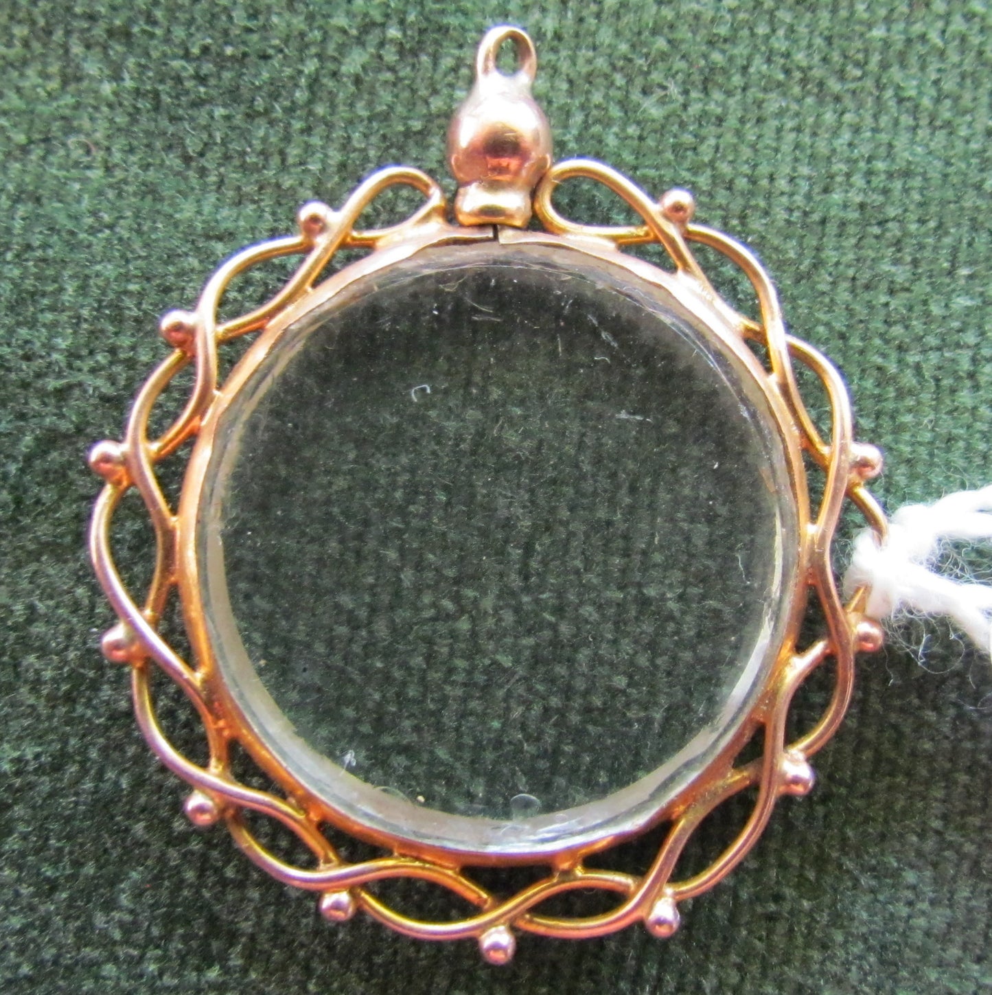 9ct Gold Photo Pendant Hallmarked Birmingham 1919
