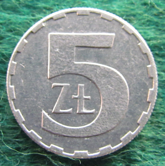 Poland 1989 5 Zlote Coin - Circulated