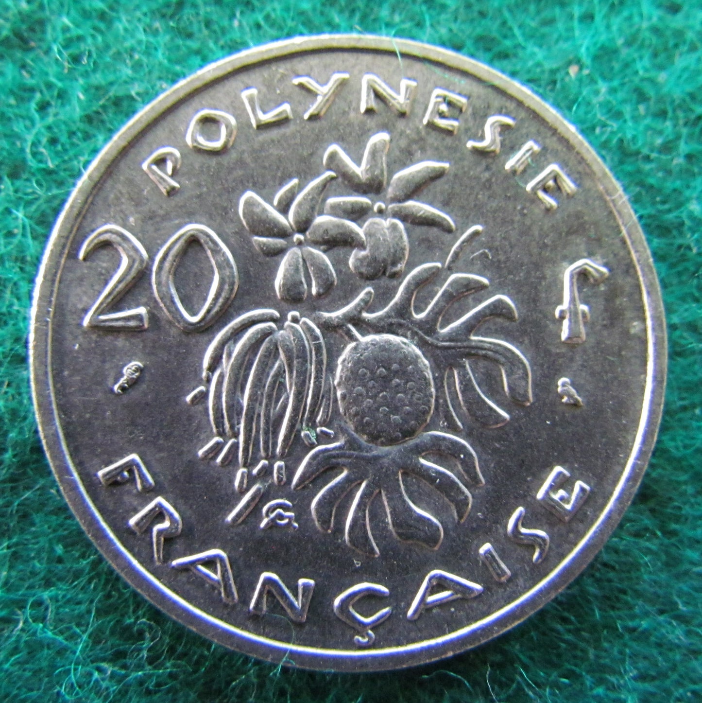 French Polynesie 1969 20 Franc Coin