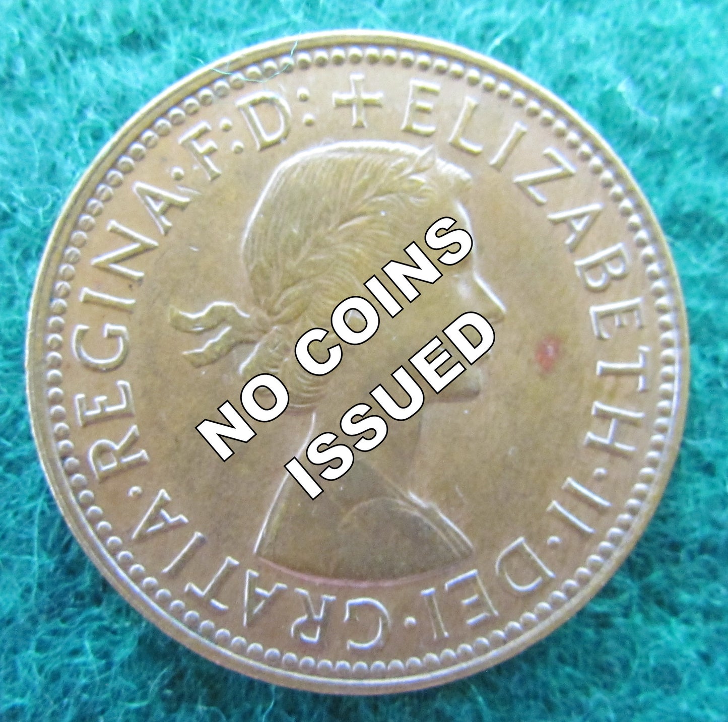 Australian 1957 1/2d Half Penny Queen Elizabeth II Coin