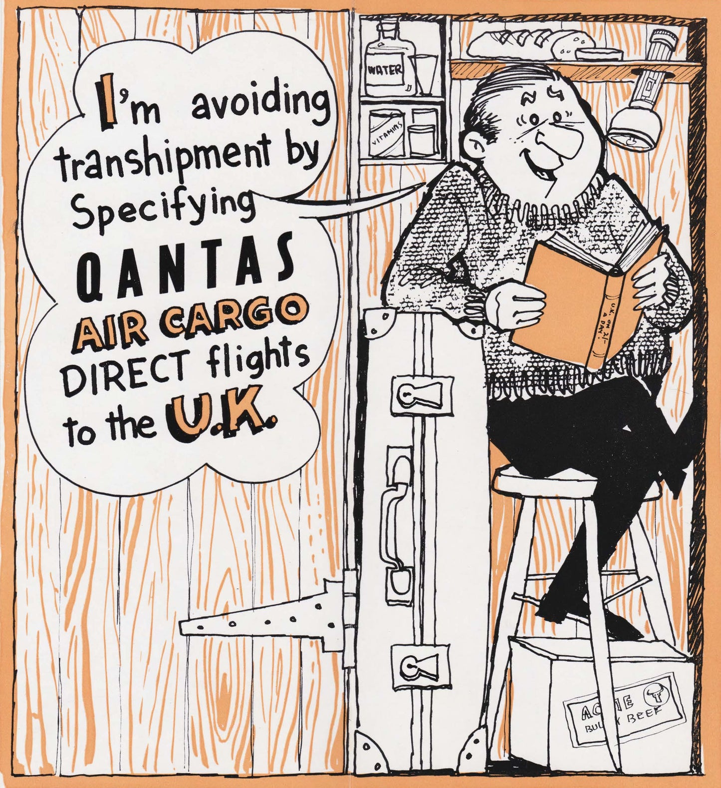 Harry Rogers Quantas Comedy - Card #1
