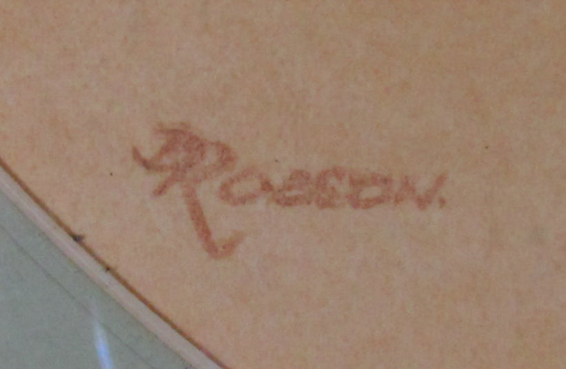 D Robson Watercolour Of Sailboarders At The Beach