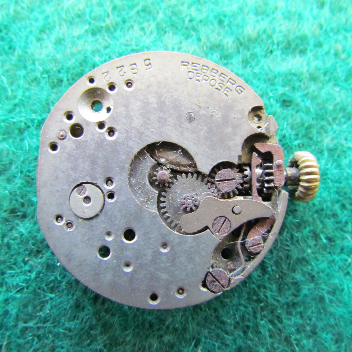 Rolex Partial Watch Movement Ladies Rebburg Depose 23.7mm