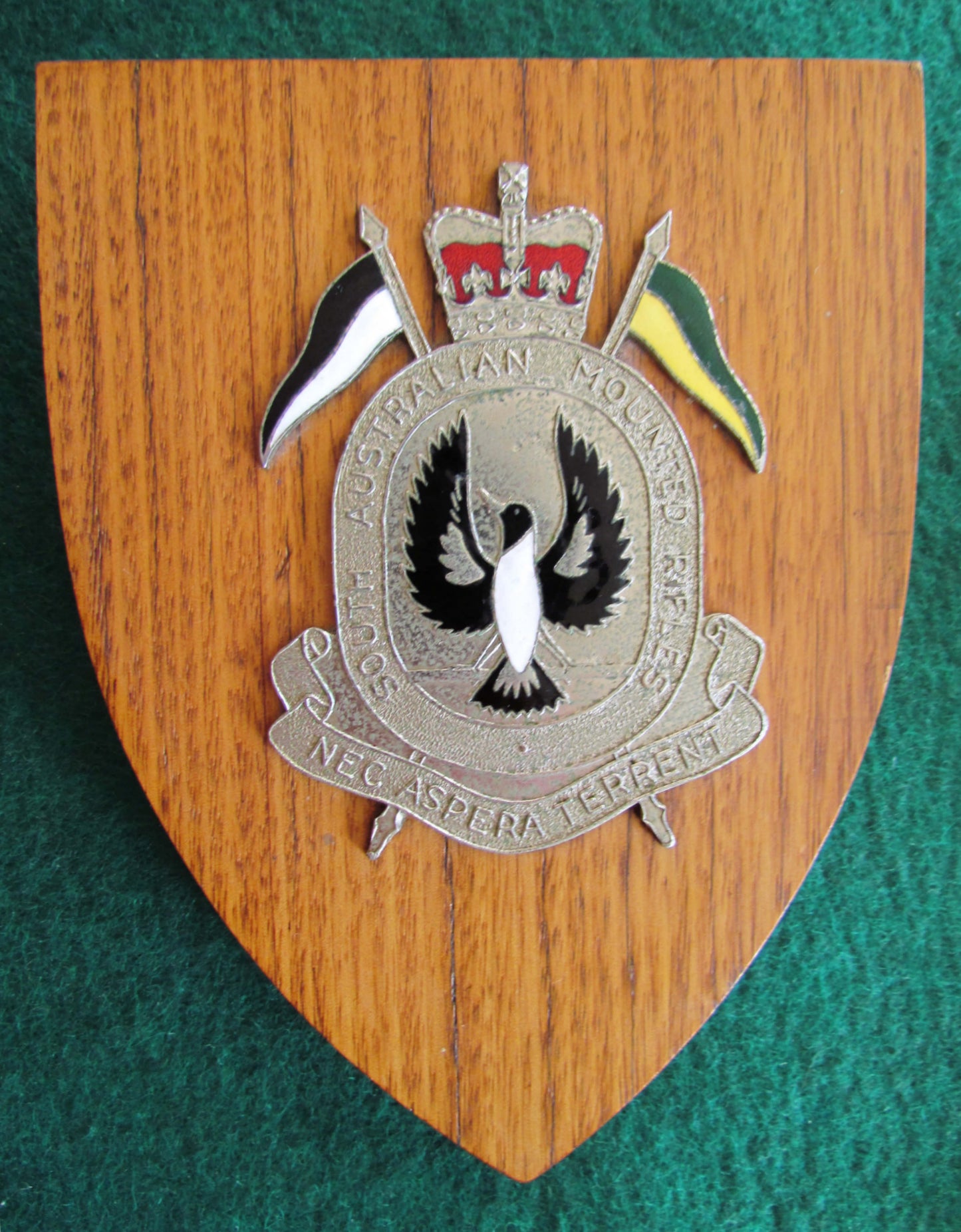 South Australian Mounted Rifles Wall Plaque 3rd Light Horse 1930 - 1942