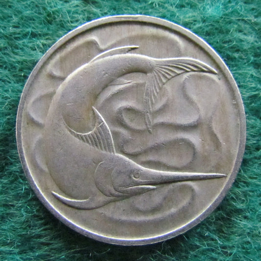 Singapore 1967 20 Cent Coin