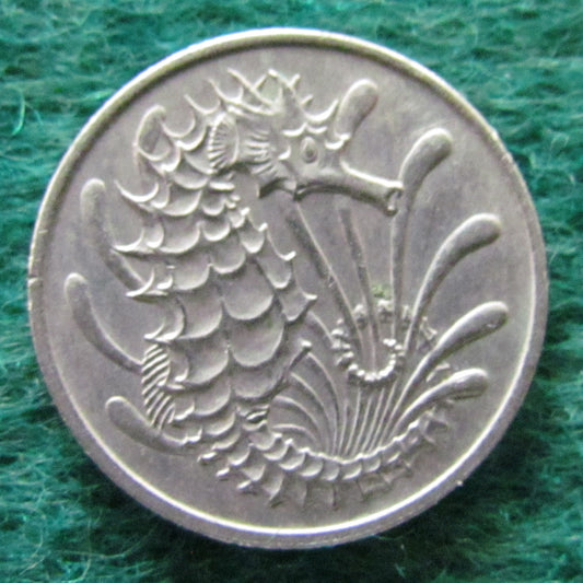 Singapore 1968 10 Cent Coin - Circulated