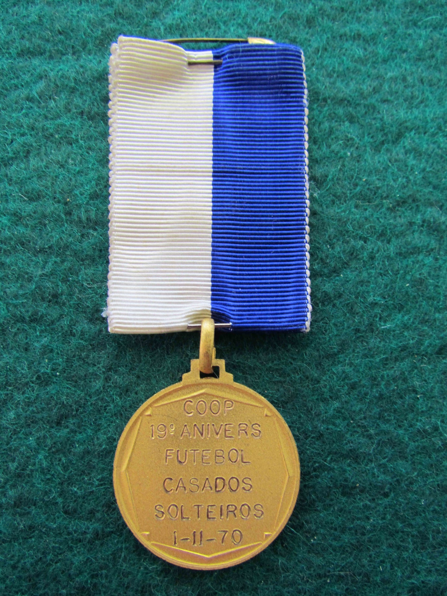 Soccer Football Medallion Arbitro Coop 19th Anivers Futebol Casados Solteirdos 1-11-70