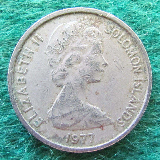 Solomon Islands 1977 5 Cent Coin Queen Elizabeth II - Circulated