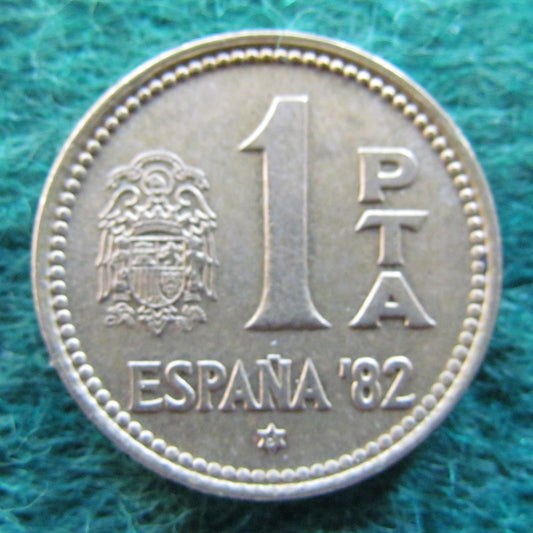 Spanish 1980 1 Peseta Coin - Circulated