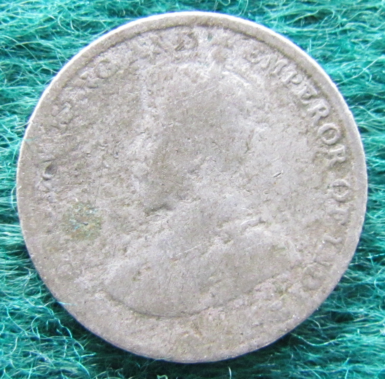 Straits Settlements 1919 5 Cent King George V Coin