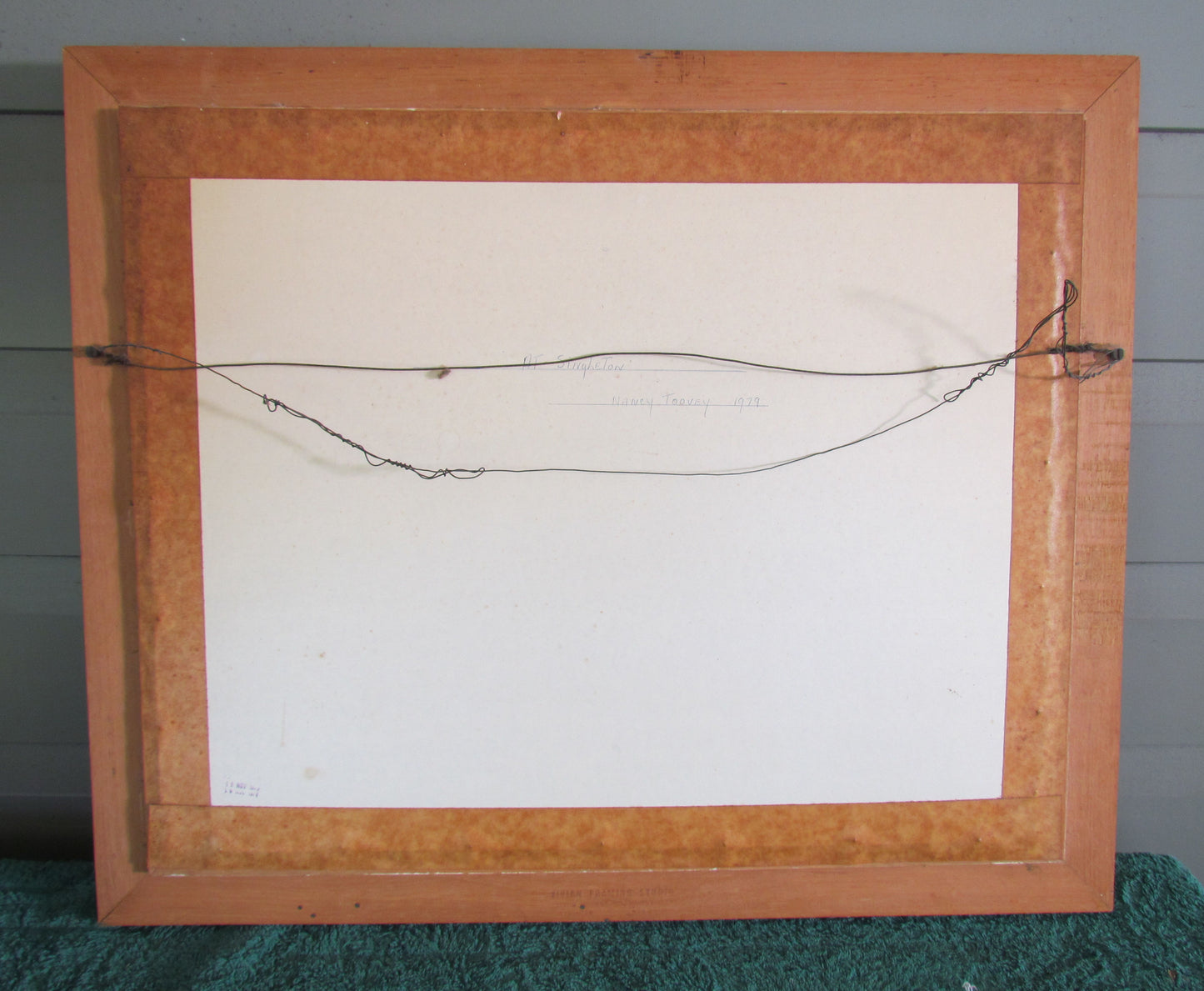 Nancy Toovey Watercolour Of A Large Homestead At Singleton 1979