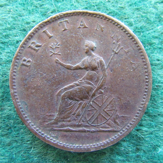 GB British UK English 1806 Half Penny King George III Coin