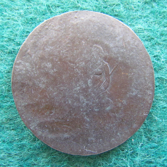 GB British UK English 1806 Half Penny King George III Coin