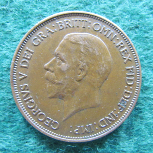 GB British UK English 1936 Penny King George V Coin