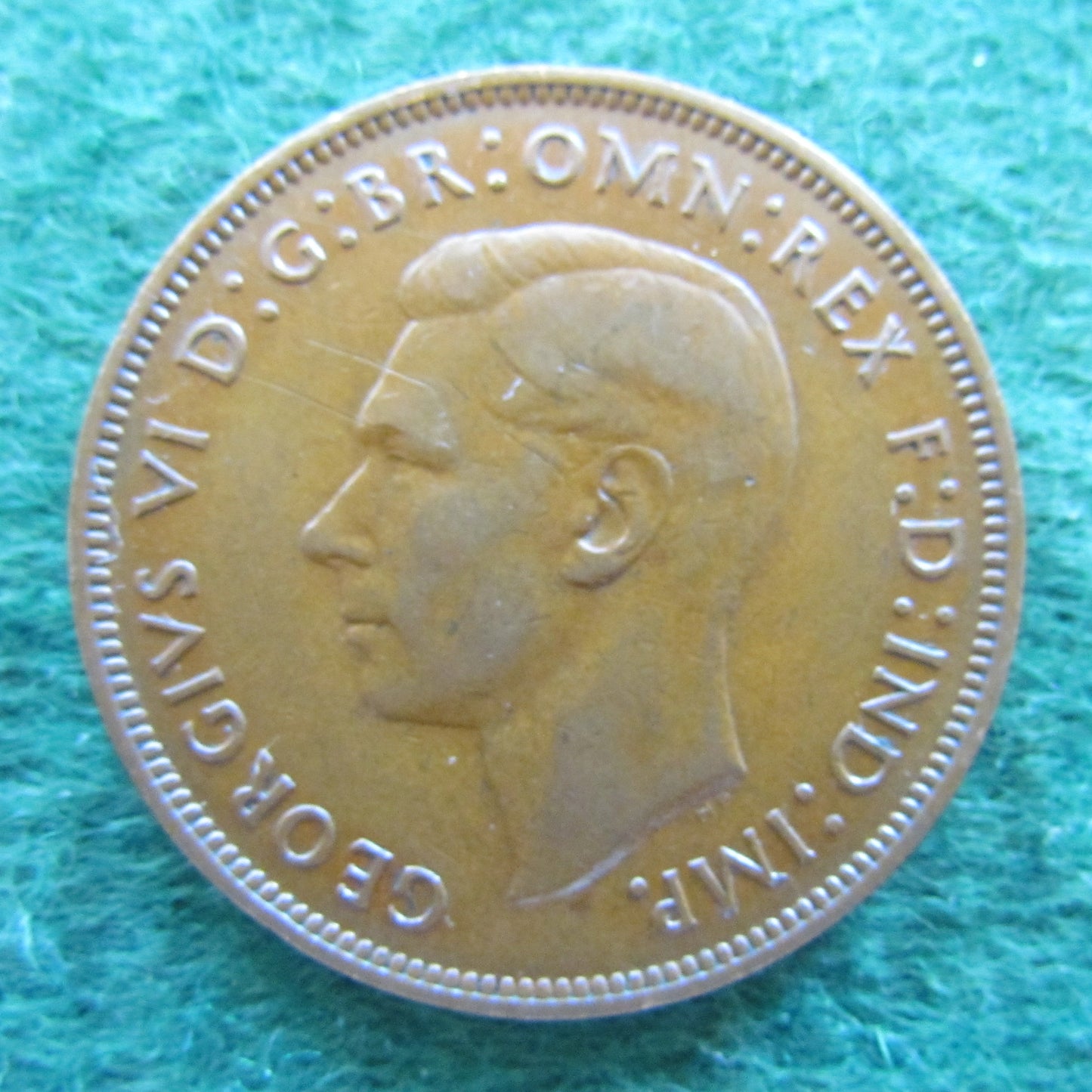 GB British UK English 1939 Penny King George V Coin